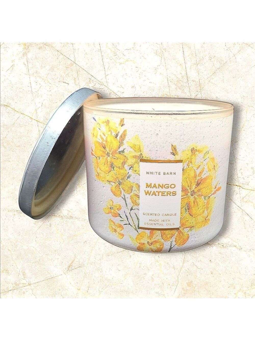 MANGO WATERS 3-WICK CANDLE BY BATH AND BODY WORKS